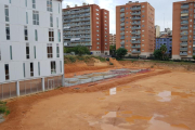 Solar destinat a la Facultat de Ciències de l'Educació i Psicologia, on ja s'ha fet el soterrani.