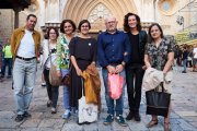 L'escriptora Jenn Díaz durant la seva trobada amb el club de lectura de l'ICAT a Tarragona.