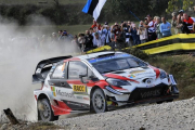 Tänak-Järveoja (Toyota), durant la jornada de divendres.