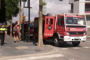 Imatge dels Bombers a Torres Jordi.