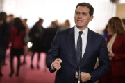 El president de Cs, Albert Rivera, a l'acte dels 40 anys de la Constitució.