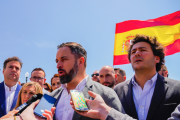 El president de Vox, Santiago Abascal, ha rebut al Balcó añs