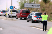 Imatge d'arxiu de la comitiva policial que va transportar els presos cap a Lledoners.