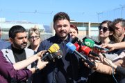 El número dos d'ERC a les eleccions espanyoles, Gabriel Rufián, a les portes de Soto del Real