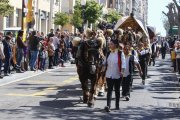 Imatge d'un dels carros que ha desfilat per la Rambla.