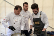 Imatge d'un moment del showcooking