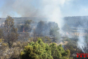 L'incendi ha afectat provisionalment una hectàrea de vegetació.