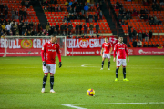 Imatge del partit que el Nàstic va jugar contra Las Palmas al Nou Estadi la jornada passada.