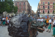 La Cucafera a la plaça dels Carros, en una imatge d'arxiu.