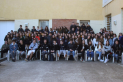 Imagen del encuentro de los alumnos en Reus