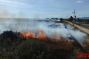 Els Bombers han aconseguit estabilitzar el franc dret i esquerre.