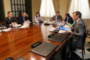 Pla general de la reunió de la Mesa del Senat aquest 29 de maig.