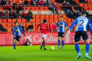 Brugui en una acció en el partit disputat el cap de setmana passat al Nou Estadi.