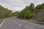 Aquesta és la carretera on s'ha produït l'accident.