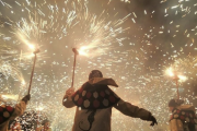 Imatge d'arxiu dels Diables Voramar en un correfoc.