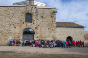 Participantes a las jornadas deportivas para personas con discapacidad