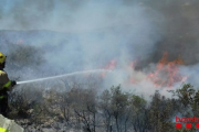 Imatge de l'incendi.