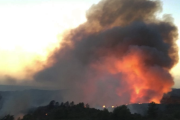 Es tracta d'un dels pitjors incendis dels darrers 20 anys, amb un potencial de 20.000Ha.