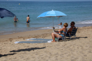 Pla obert d'una platja del Coma-ruga, al Vendrell.