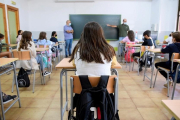 Alumnes de l'Institut d'Educació Secundària Princesa Galiana de Toledo.