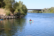 El riu Ebre, a l'altura de Tortosa.