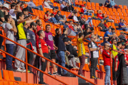 Aficionats del Nàstic al Nou Estadi, durant un partit de la passada temporada.