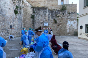 Cribratge realitzat a l'Escola Remolins de Tortosa.