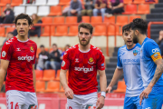 Fausto Tienza, durant el Nàstic-Lleida Esportiu.