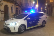 Imatge d'arxiu d'un vehicle de la policia local de l'Arboç.