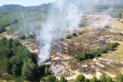 L'incendi a l'Ametlla de Mar.