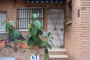 Pla general de la casa on s'ha produït un homicidi, al número 63 del carrer de Santiago Rusiñol de Vila-seca