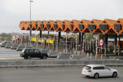 El peatge de l'autopista C-32, al seu pas pel Maresme