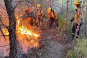 Imatge de l'incendi de Tivissa.