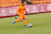 Wilfred, durant el partit de pretemporada contra l'Espanyol B.