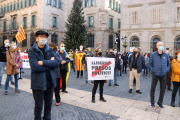 Pla obert d'una concentració contra la repressió de l'ANC.