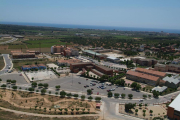 Imatge aèria de la zona escolar del Vendrell.