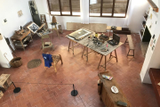 El taller de Joan Miró es uno de los espacios de la Masía que se pueden visitar.