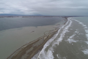 Pla general del Trabucador, ubicat al Delta de l'Ebre