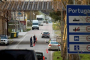 Imatge de la frontera entre Espanya i Portugal.