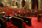 Imagen de archivo del Parlament, donde el PP no tiene ahora representación.