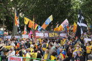 Concentració a Figueres per l'acte d'ANC i Òmnium.