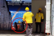 Pingüinos en el Santiago Bernabéu.