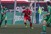 Guillem Jaime, durant el partit que va jugar a Cornellà, un dels quatre en els quals ha participat fins ara.