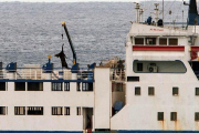 Imagen de uno de los barcos donde se transportan los animales.