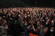 Test d'antígens negatiu, mascaretes ffp2 i pista dividida: el Sant Jordi acull el primer gran concert en pandèmia