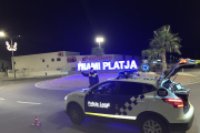 Una imatge d'un control policial a Miami Platja.