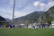 El FC Andorra en un entrenament.