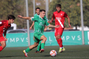 L'últim partit del Cornellà jugat de local va acabar amb derrota (1-2) contra el Sevilla Atlético.