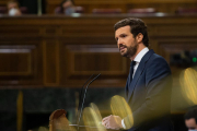 El líder del PP, Pablo Casado.