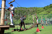 Imatge d'un parc d'aventura del Pallars Sobirà.